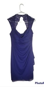 Scarlett purple dress new Size 10 medium event wedding homecoming lace party